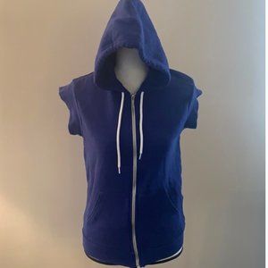 American Apparel Blue Zip Up Vest